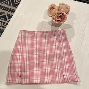 SHEIN Plaid Skirt